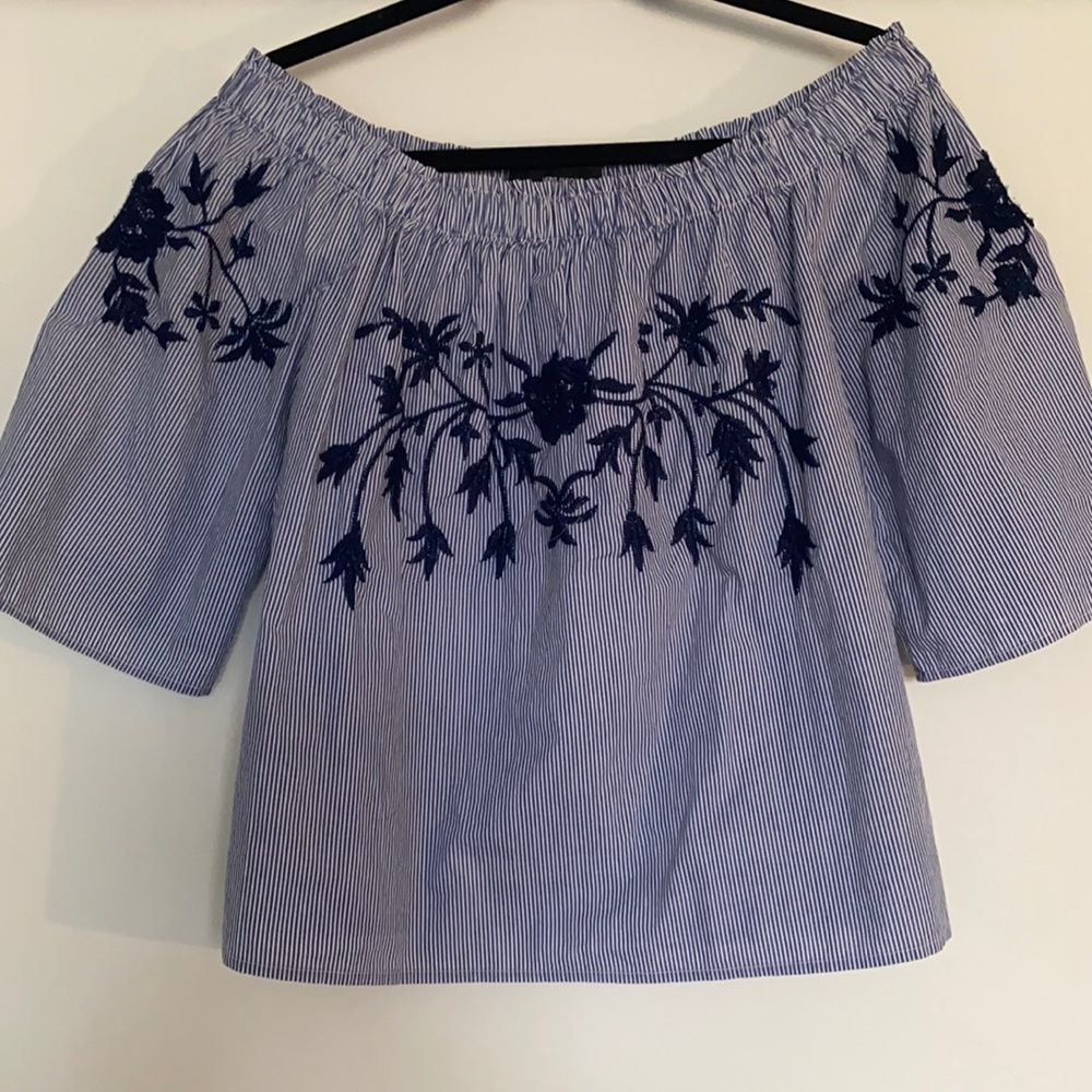 Off the shoulder blouse